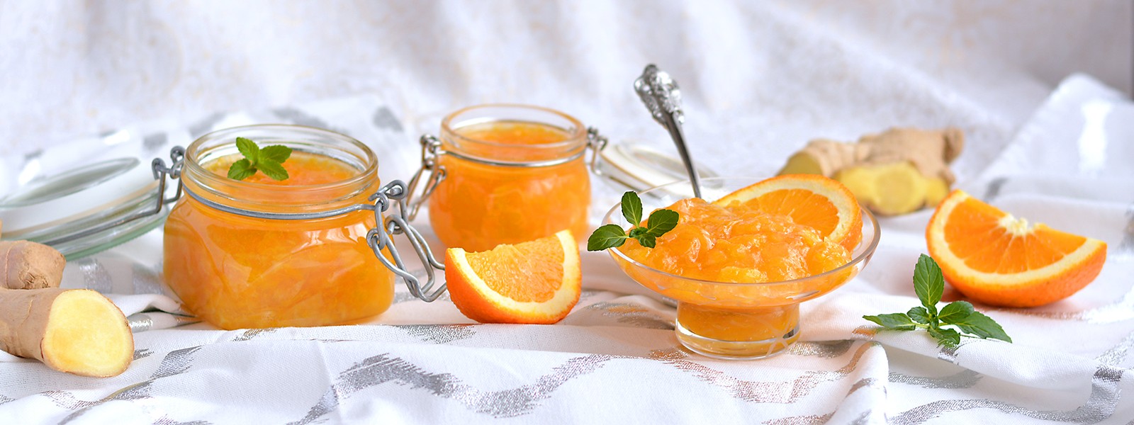 Pomarančová marmeláda so zázvorom